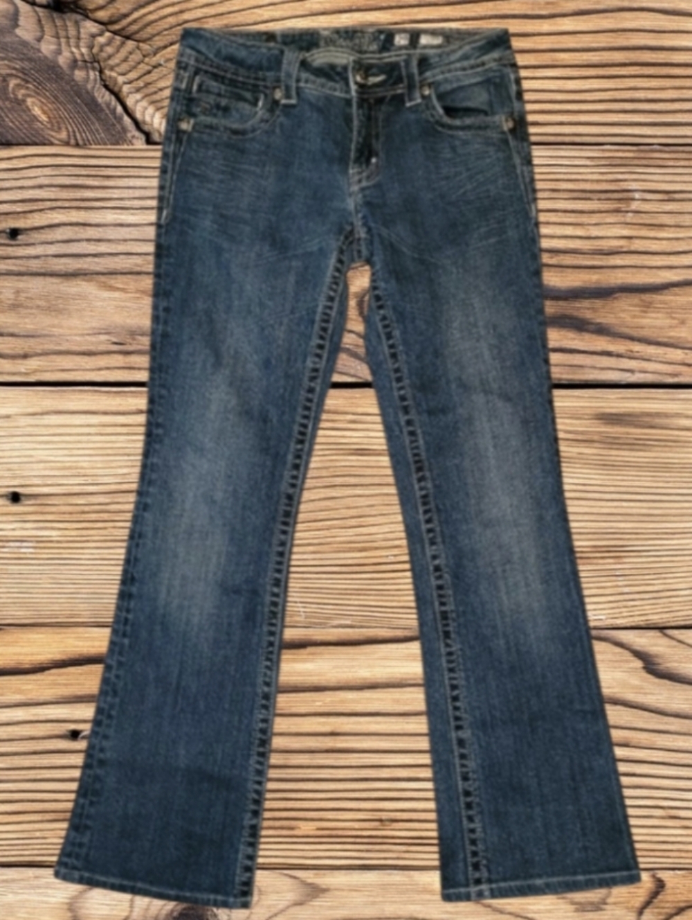 WOMEN'S MISS ME JEANS JP5163B WINGS BLING SIZE 29